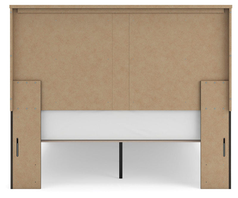 Shaehartin Dark Brown Queen Panel Platform Bed - PCB3167B4