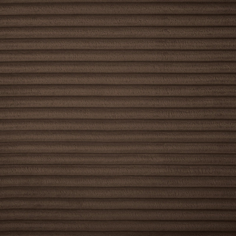 Shaggy Corduroy Performance Fabric Upholstered Accent Chair in Brown - 641Brown-Chair