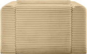 Shaggy Corduroy Performance Fabric Upholstered Accent Chair in Camel - 641Camel-Chair