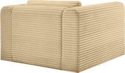 Shaggy Corduroy Performance Fabric Upholstered Accent Chair in Camel - 641Camel-Chair