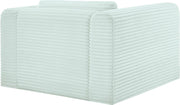 Shaggy Corduroy Performance Fabric Upholstered Accent Chair in Mint - 641Mint-Chair