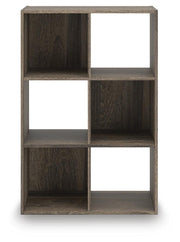 Shallifer Brown Six Cube Organizer - EA1104-3X2