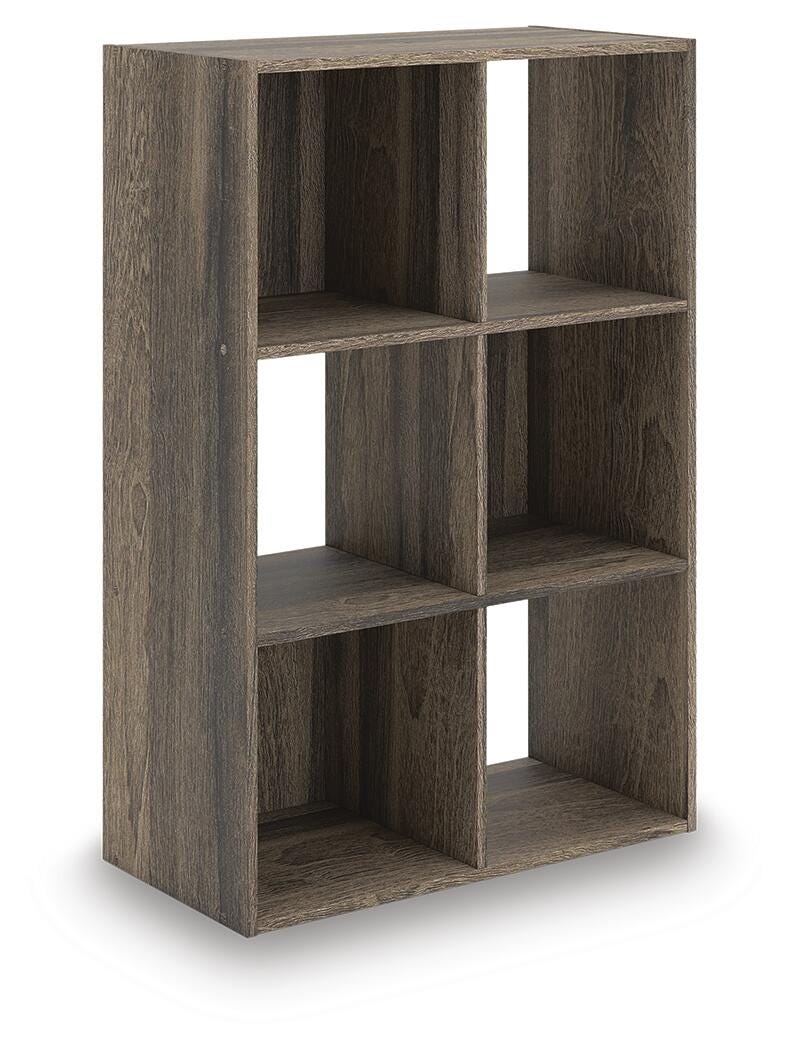 Shallifer Brown Six Cube Organizer - EA1104-3X2