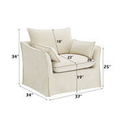 Shane Chair w/2 Pillows - LV02912