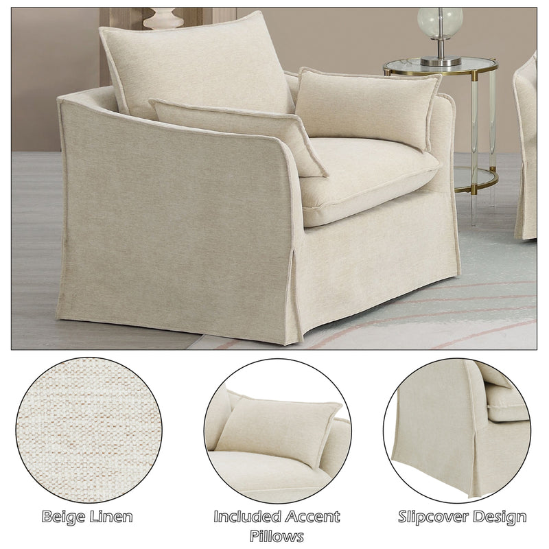 Shane Chair w/2 Pillows - LV02912