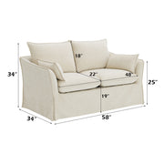 Shane Loveseat w/2 Pillows - LV02911