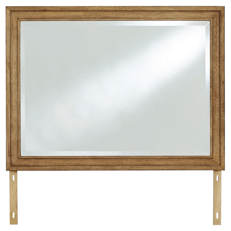 Sharlance Light Brown Bedroom Mirror from Ashley - Luna Furniture