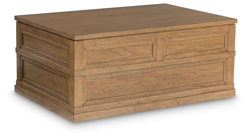 Sharlance Coffee Table with 1 End Table in Light Brown - PKG022052