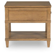 Sharlance Coffee Table with 2 End Tables in Light Brown - PKG022053