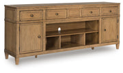Sharlance Light Brown 81" TV Stand - W655-68
