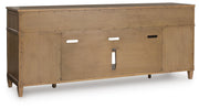 Sharlance Light Brown 81" TV Stand - W655-68