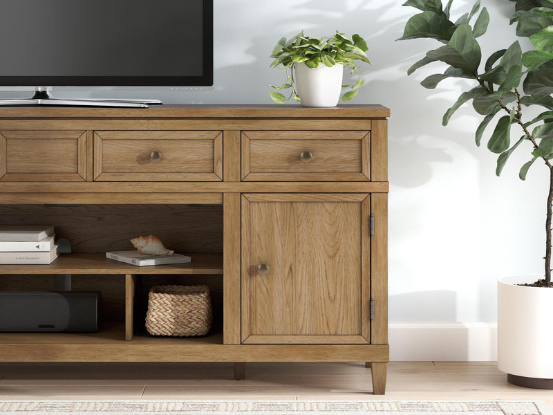 Sharlance Light Brown 81" TV Stand - W655-68