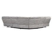Shatha - Gray 3 PC Power Sectional with Storage Console - S462-Sectinal