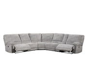 Shatha - Gray 3 PC Power Sectional with Storage Console - S462-Sectinal