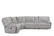 Shatha - Gray 3 PC Power Sectional with Storage Console - S462-Sectinal