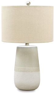 Shavon Beige/White Table Lamp (Set of 2) - L100724X2