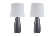 Shavontae Gray Table Lamp (Set of 2) - Gate FurnitureTable Lamp Pair