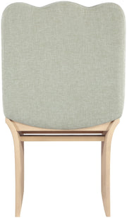 Shaw Chenille Fabric Upholstered Dining Chair in Mint - 11067Mint-C