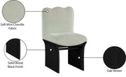 Shaw Chenille Fabric Upholstered Dining Chair in Mint - 11068Mint-C