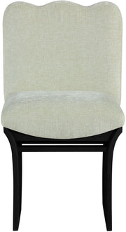Shaw Chenille Fabric Upholstered Dining Chair in Mint - 11068Mint-C