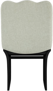 Shaw Chenille Fabric Upholstered Dining Chair in Mint - 11068Mint-C