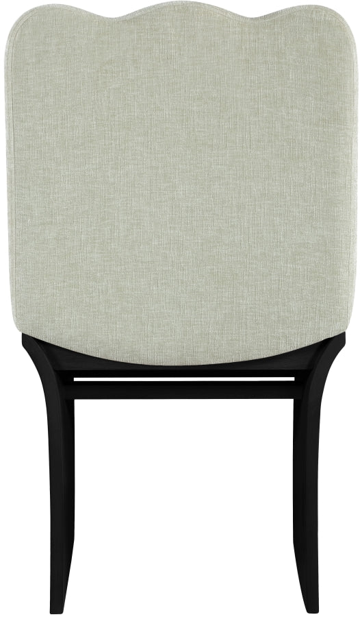 Shaw Chenille Fabric Upholstered Dining Chair in Mint - 11068Mint-C