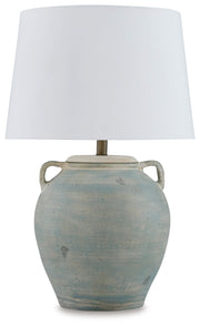 Shawburg 2-Piece Table Lamp Set in Antique Green - PKG019344