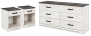 Shawburn Dresser and 2 Nightstands - EB4121B5