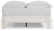 Shawburn Full Platform Bed with Dresser and Chest in Whitewash - PKG016221