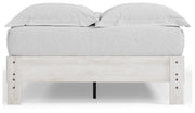 Shawburn Full Platform Bed with Dresser in Whitewash - PKG016208