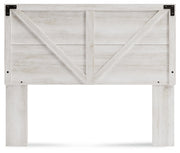 Shawburn Queen Panel Headboard with Dresser and Chest in Whitewash - PKG016190