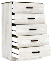 Shawburn Whitewash and Charcoal Gray Platform Bedroom Set from Ashley - Luna Furniture