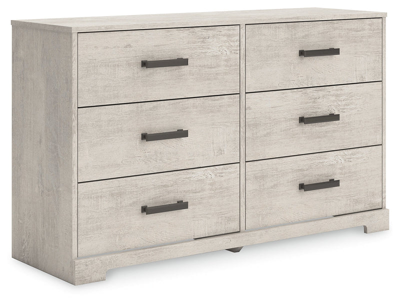 Shawburn Whitewash Platform Bedroom Set from Ashley - Luna Furniture