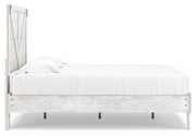 Shawburn White/Brown Full Panel Bed with Chest - EB4121B4