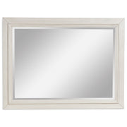 Shaybrock Antique White/Brown Bedroom Mirror from Ashley - Luna Furniture
