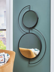 Shayham Black Accent Mirror - A8010402