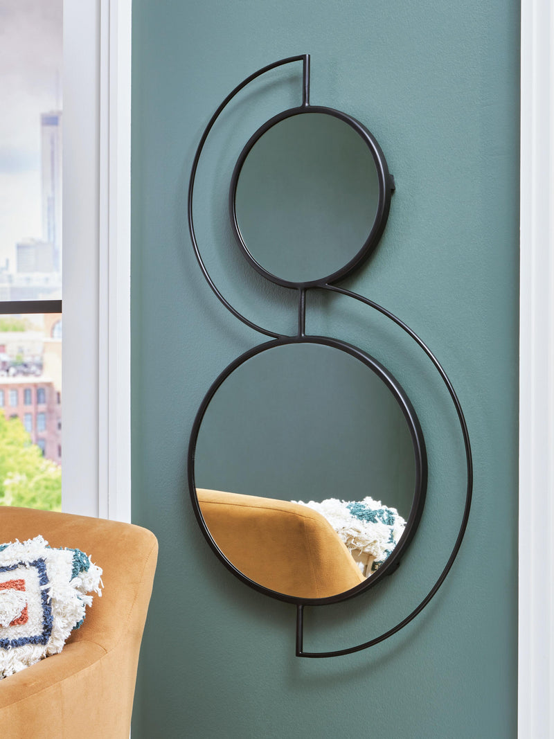 Shayham Black Accent Mirror - A8010402