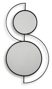 Shayham Black Accent Mirror - A8010402