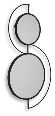 Shayham Black Accent Mirror - A8010402