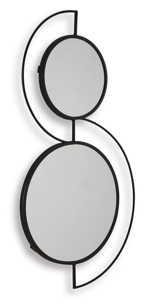 Shayham Black Accent Mirror - A8010402