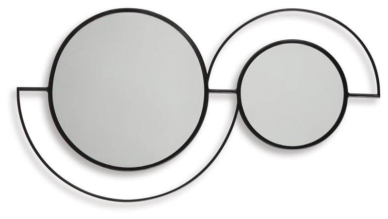 Shayham Black Accent Mirror - A8010402