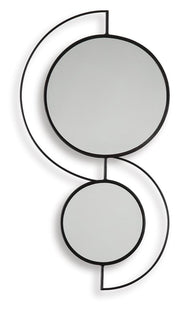 Shayham Black Accent Mirror - A8010402