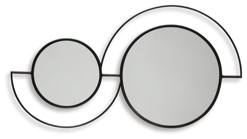 Shayham Black Accent Mirror - A8010402