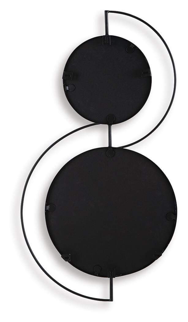 Shayham Black Accent Mirror - A8010402