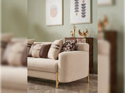 Shelby 3-pieces (Sofa & 2 Chair) Livingroom Set Beige in Beige - 101-SHE-ORK-311