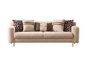 Shelby 4-pieces (2 Sofa & 2 Chair) Livingroom Set Beige in Beige - 101-SHE-ORK-321