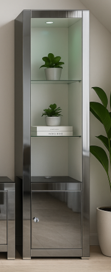 SHELF1005RT – Display Shelves 21.7"×15.7"×74.8" (GREY) - 210000007907