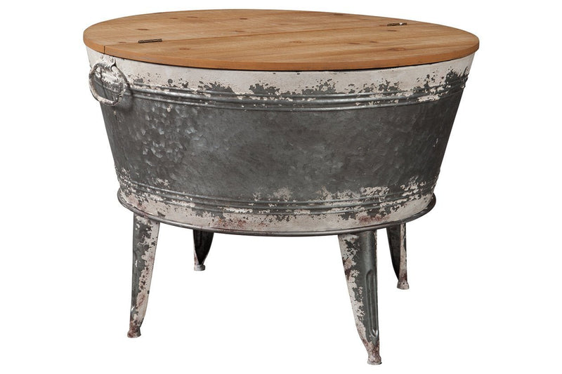 Shellmond Two - tone Coffee Table With Storage - Gate FurnitureTable