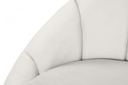 Shelly 91.5" Velvet Upholstered Sofa in Cream - 623Cream-S