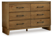 Sherbana Light Brown Panel Bedroom Set from Ashley - Luna Furniture
